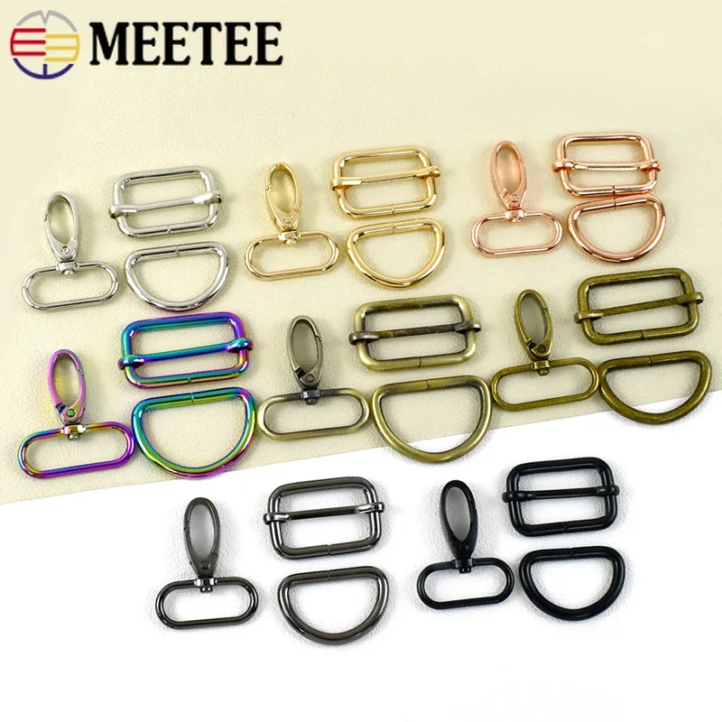 Belt Buckle Blank - 2/3Sets 16-38mm 회전 랍스터 걸쇠 금속