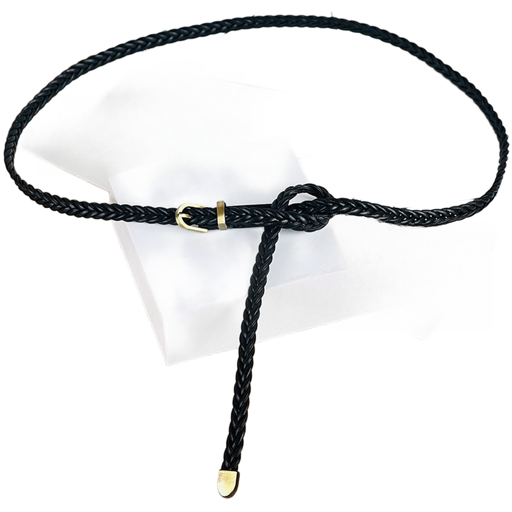 Leather Works Belt - 일상 캐주얼 착용을 위한 무구멍 벨트