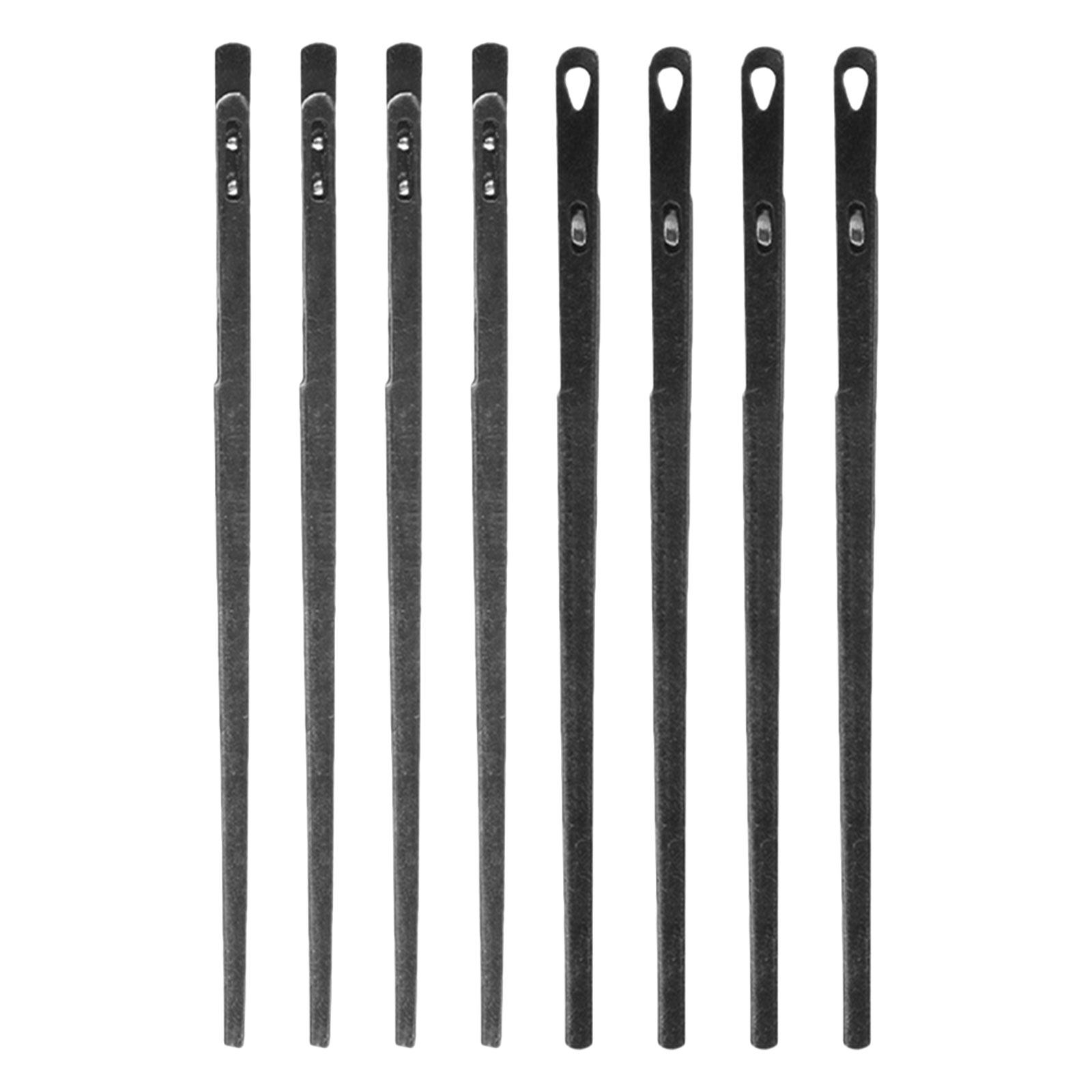 Leatherwork Hand Sewing Needles - 8개 스틸 가죽 공예 바늘, 곡선형