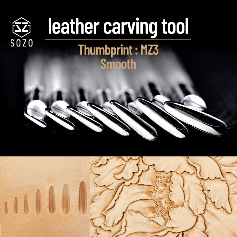 Leatherwork Embossing - SOZO MZ3 가죽 작업 스탬핑 도구