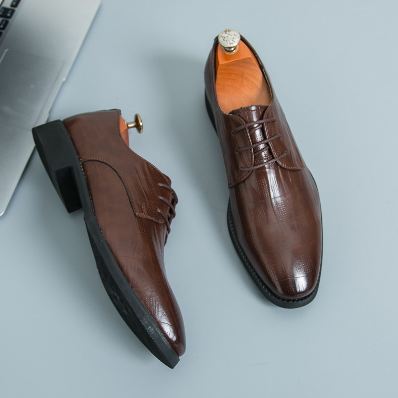 하이 퀄리티 캐주얼 옥스포드 비즈니스 작업화 남성용 가 - Leather Work Oxfords 리뷰 및 가격