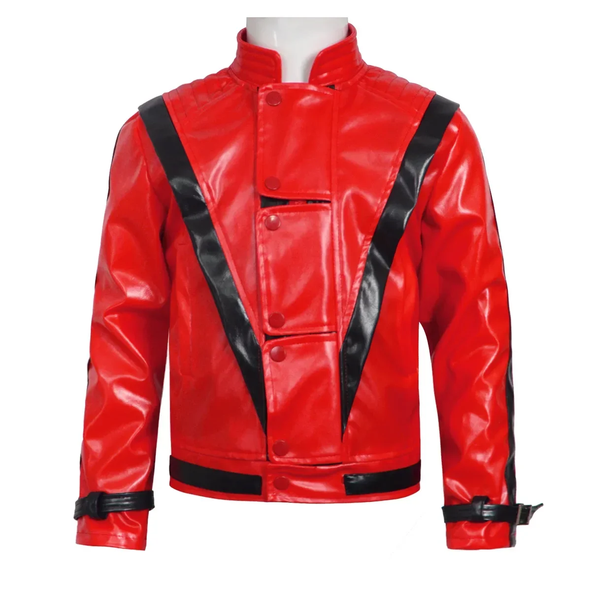 마이클 조셉 잭슨 가죽 레드 스릴링 재킷 할로윈 생일  - Leather Work Jacket 리뷰 및 가격