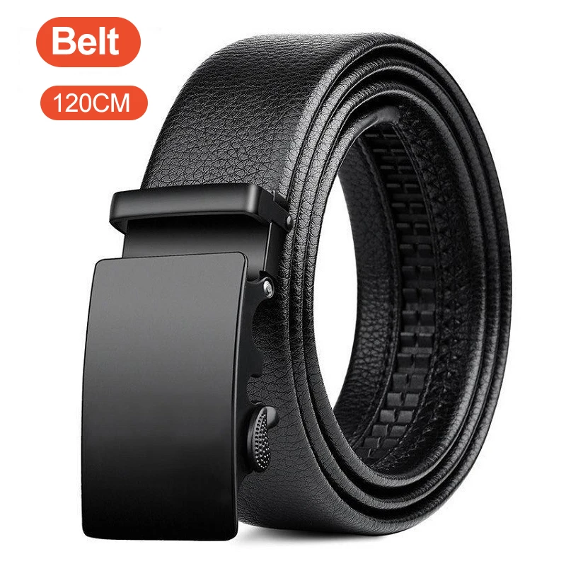 비즈니스 남성 벨트 금속 자동 버클 작업 벨트 고품질  - Leather Works Belt 리뷰 및 가격