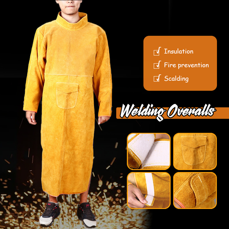 용접 보호 소가죽 용접 앞치마, 화상 방지 작업 안전  - Leatherwork Apron 리뷰 및 가격