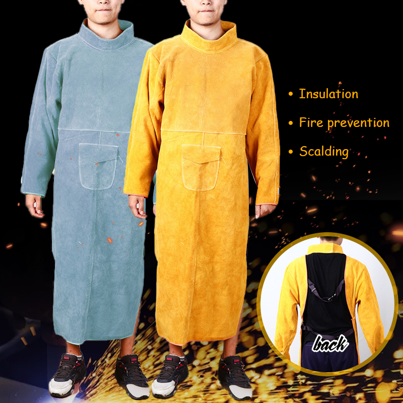 용접 보호 소가죽 용접 앞치마, 화상 방지 작업 안전  - Leatherwork Apron 리뷰 및 가격