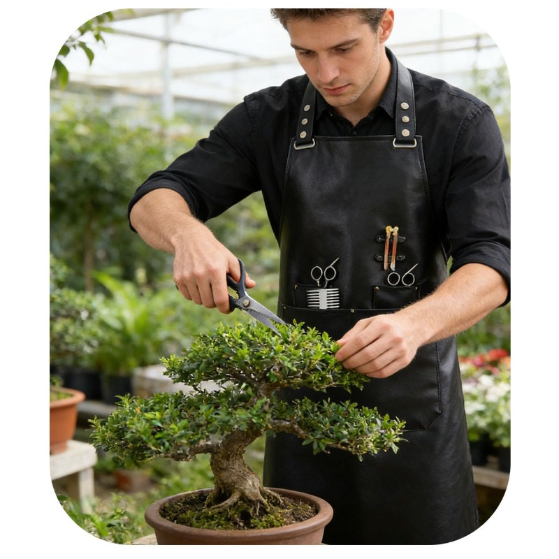 PU 소프트 가죽 앞치마 이발사 바베큐 정원 가꾸기 페 - Leatherwork Apron 리뷰 및 가격
