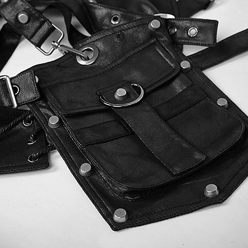 Steampunk 중세 가죽 갑옷 남성 여성을위한 주머 - Leather Work Jacket 리뷰 및 가격