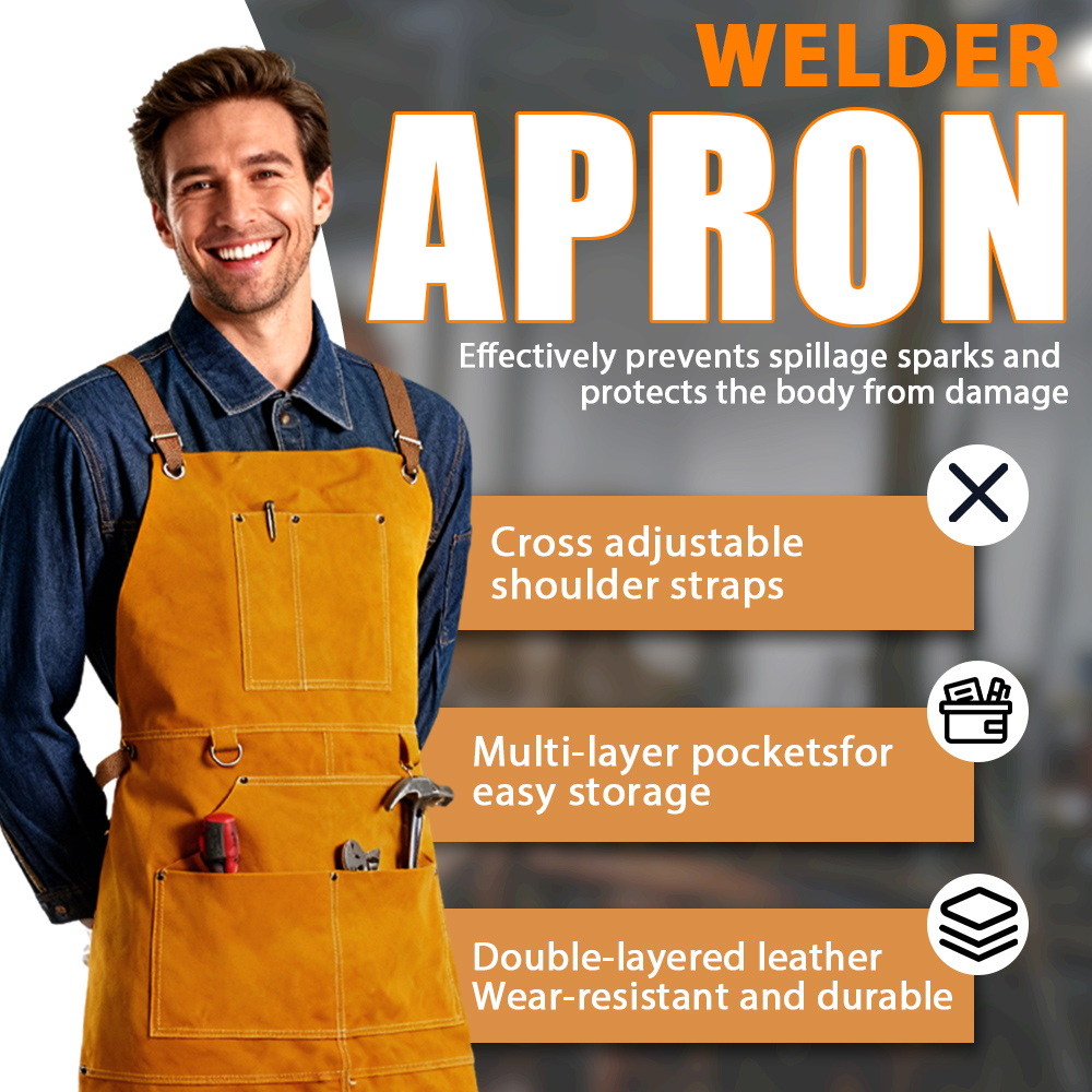 소가죽 용접 앞치마 소가죽 대장장이 앞치마 내화성 자동 - Leatherwork Apron 리뷰 및 가격