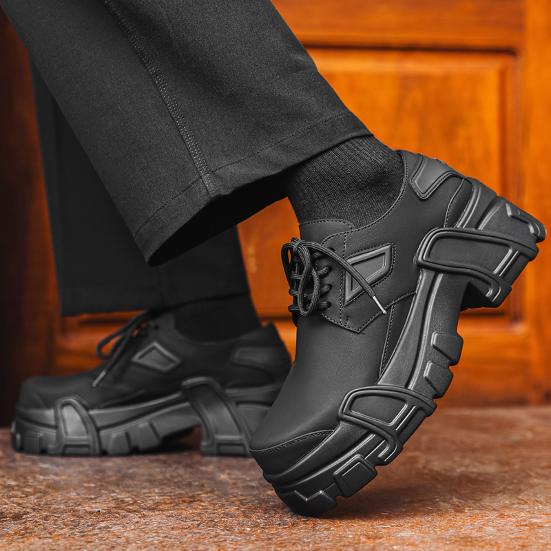 남성용 플랫폼 가죽 신발, 정장 원피스 신발, 플러스  - Leather Work Oxfords 리뷰 및 가격