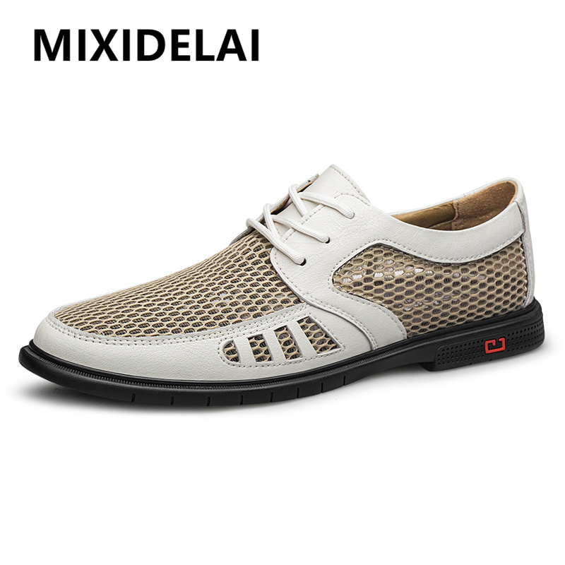 남성용 비즈니스 원피스 신발, 메쉬 통기성 남성 패션  - Leather Work Oxfords 리뷰 및 가격