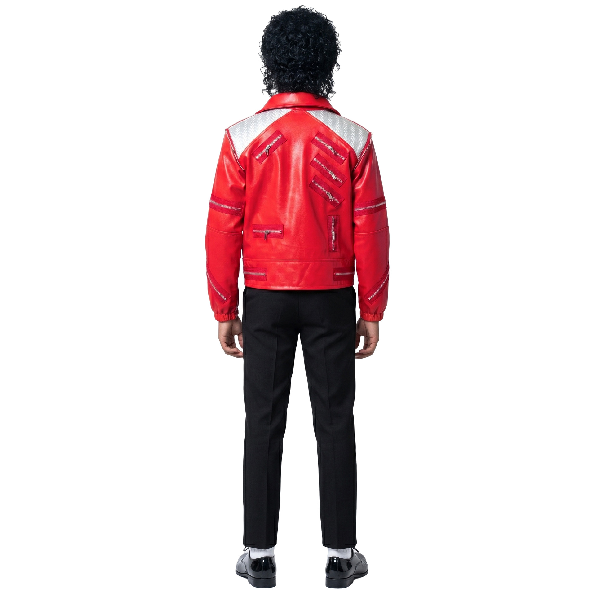 80년대 레트로 팝스타 의상 마이클 잭슨 스타일 비트  - Leather Work Jacket 리뷰 및 가격