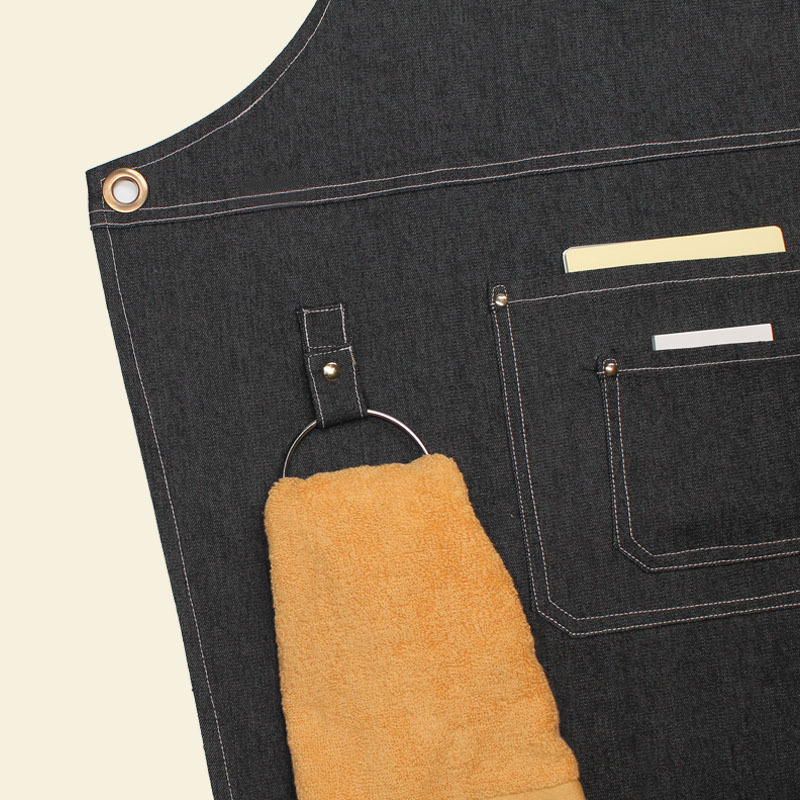 플로럴 PU 가죽 스트랩 데님 작업 앞치마 (바리스타, - Leatherwork Apron 리뷰 및 가격