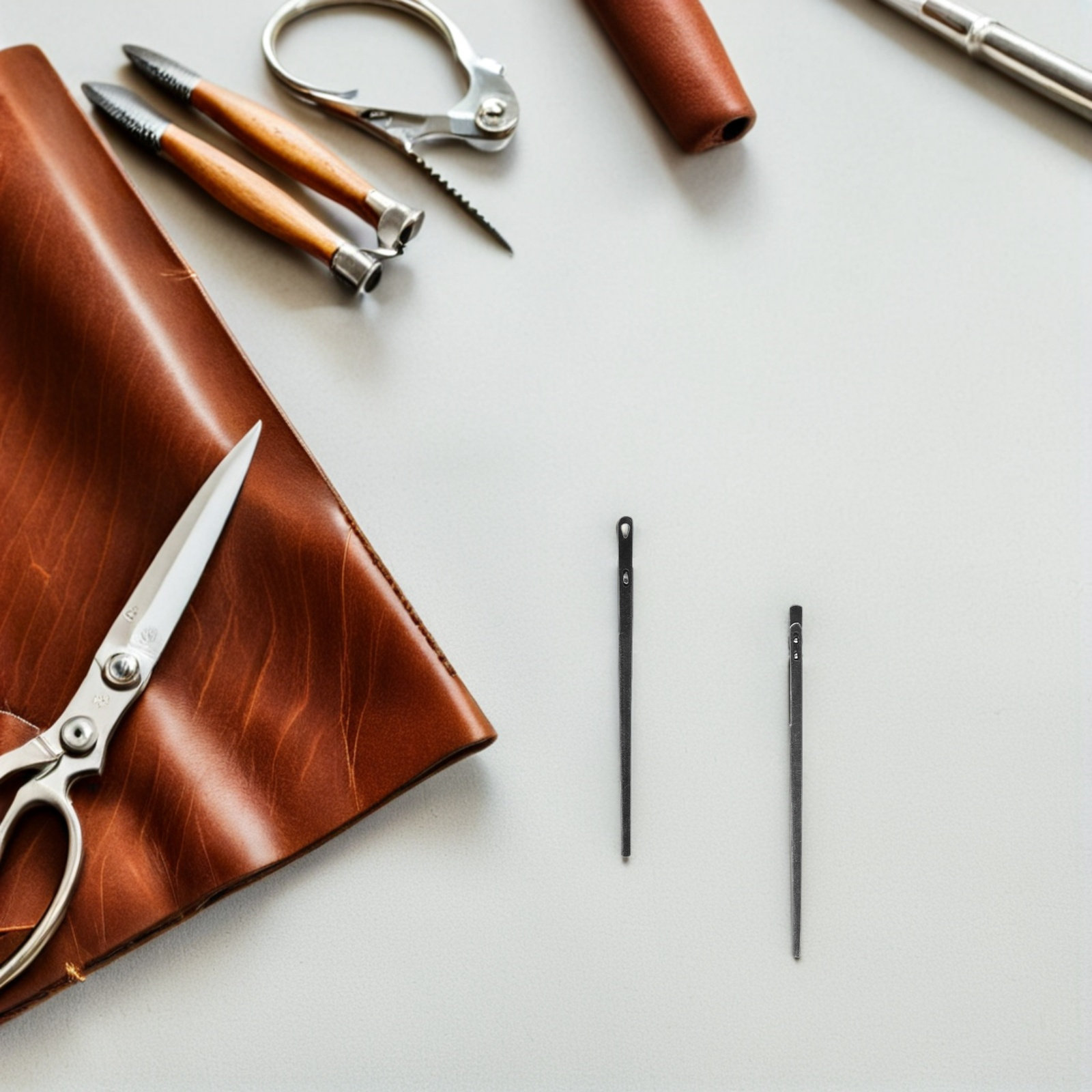8개 스틸 가죽 공예 바늘, 곡선형 스티칭 재봉 도구, - Leatherwork Hand Sewing Needles 리뷰 및 가격