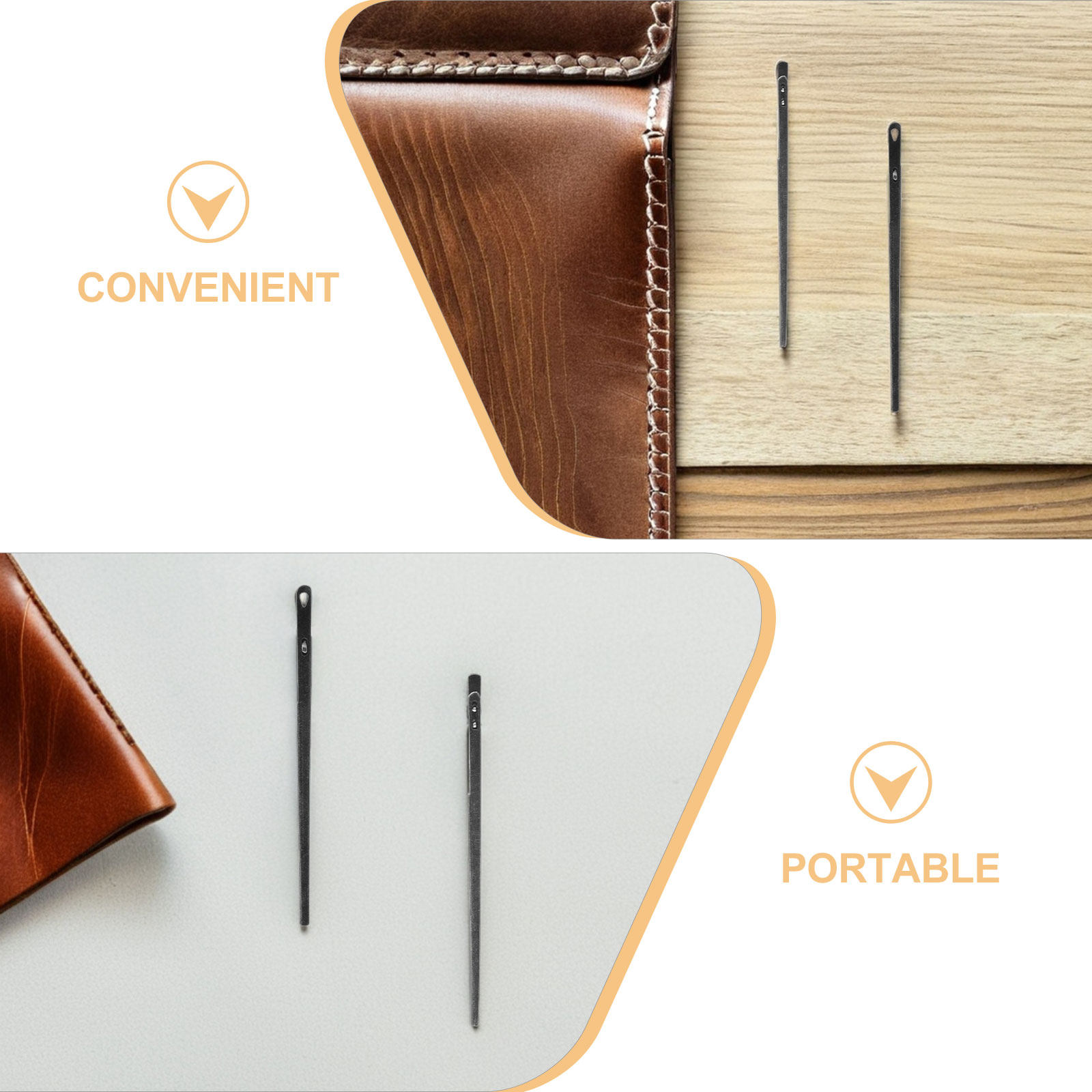 8개 스틸 가죽 공예 바늘, 곡선형 스티칭 재봉 도구, - Leatherwork Hand Sewing Needles 리뷰 및 가격