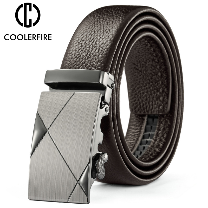 남성 벨트 금속 럭셔리 브랜드 자동 버클 가죽 남성용  - Leather Works Belt 리뷰 및 가격
