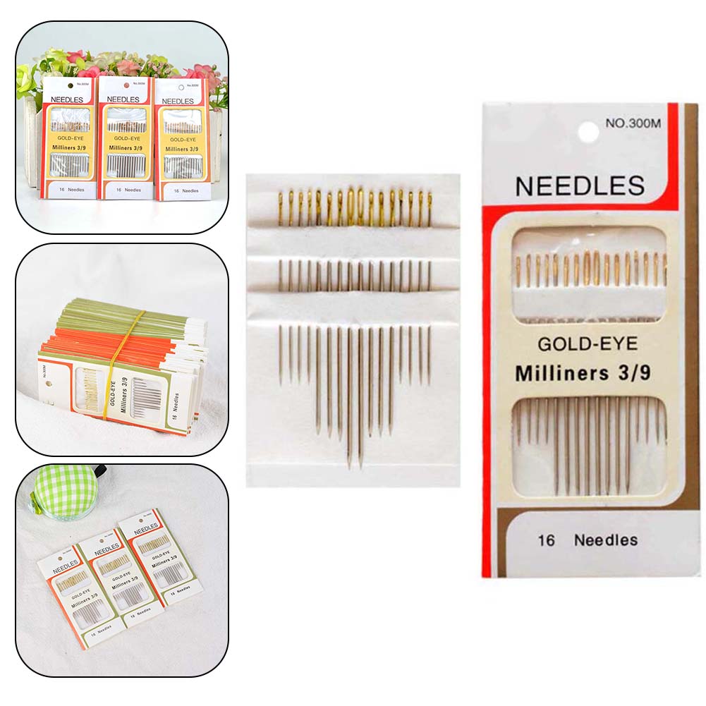 대형 눈구멍 자가입실 바늘 16개입 가죽, 실크, 캔버 - Leatherwork Hand Sewing Needles 리뷰 및 가격