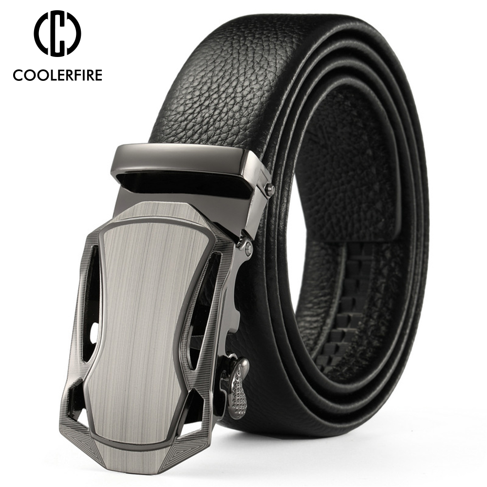 남자 벨트 금속 자동 버클 브랜드 남자를위한 고품질 가 - Leather Works Belt 리뷰 및 가격