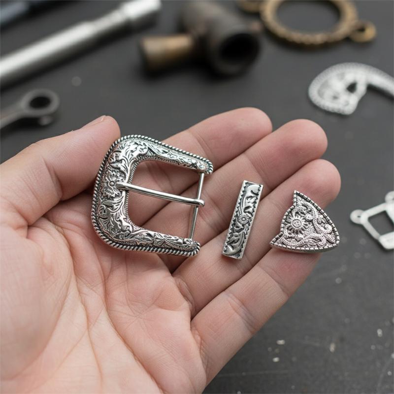 3피스 벨트 버클 세트 빈티지 스타일 조각 핀 버클 D - Belt Buckle Blank 리뷰 및 가격