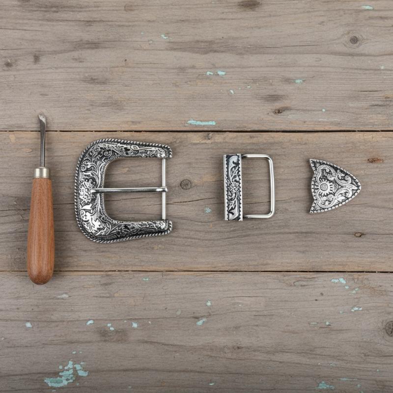3피스 벨트 버클 세트 빈티지 스타일 조각 핀 버클 D - Belt Buckle Blank 리뷰 및 가격