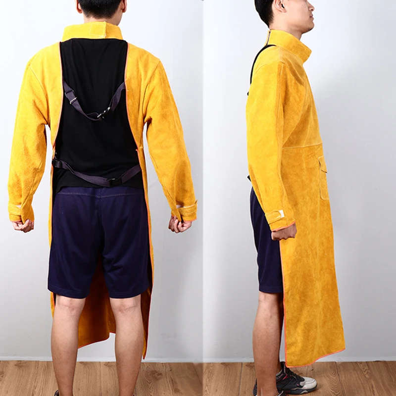 소가죽 가죽 화상 방지 작업 안전 앞치마 용접공 앞치마 - Leatherwork Apron 리뷰 및 가격