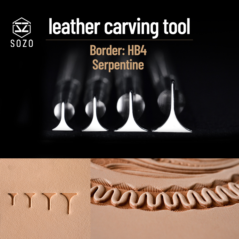 SOZO HB4 가죽 공예 작업 스탬프 도구 테두리 사 - Leatherwork Embossing 리뷰 및 가격