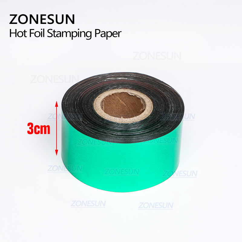 ZONESUN 3/4/5cm 골드 실버 블랙 호일 종이 - Leatherwork Embossing 리뷰 및 가격