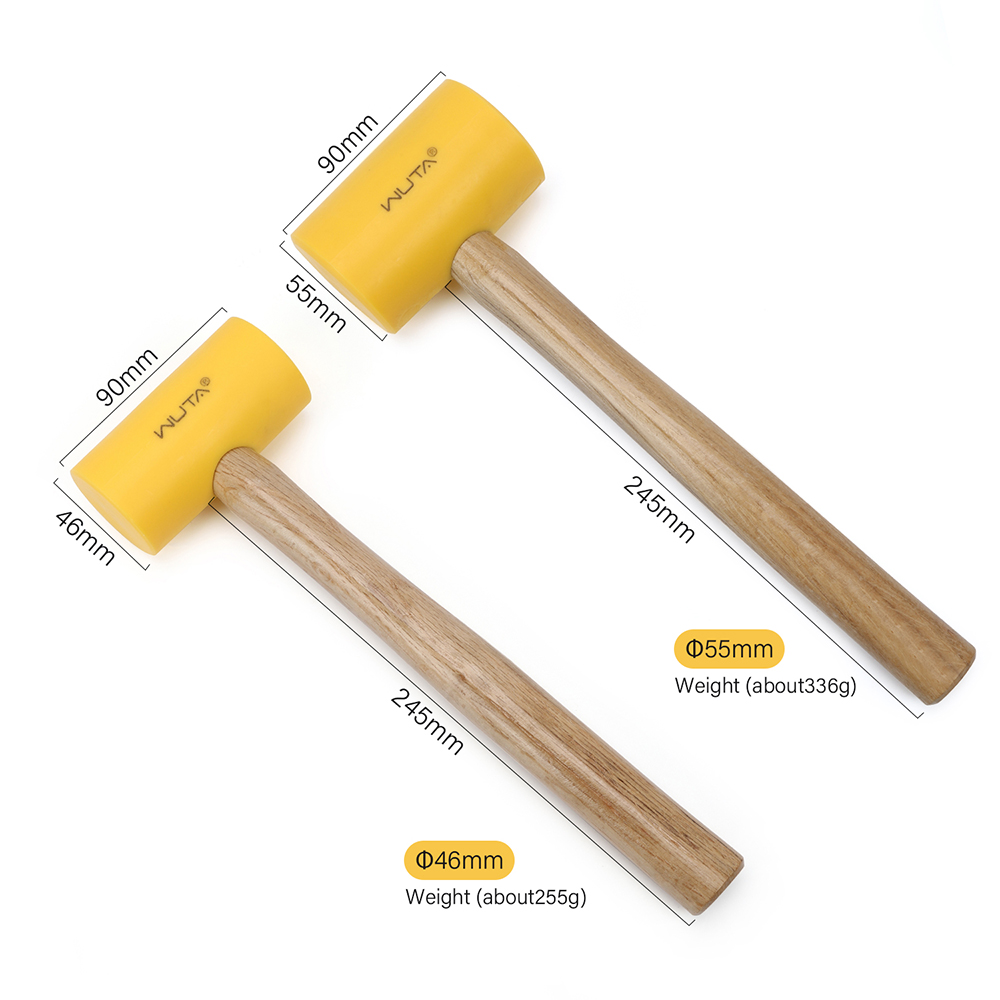 WUTA 1PC 다기능 가죽 공예 망치 고무 망치 Ma - Leatherwork Embossing 리뷰 및 가격
