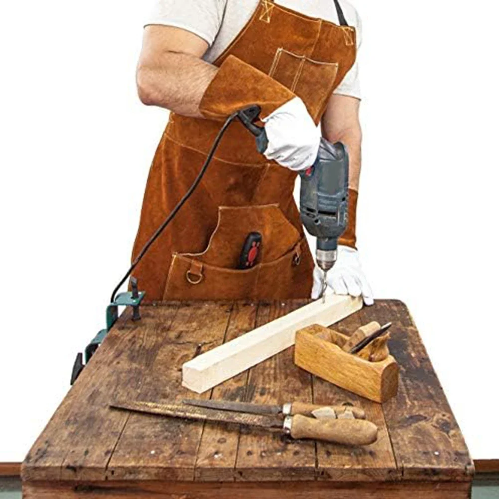 소가죽 산업용 내열성 및 내화성 앞치마, 가죽 작업 앞 - Leatherwork Apron 리뷰 및 가격
