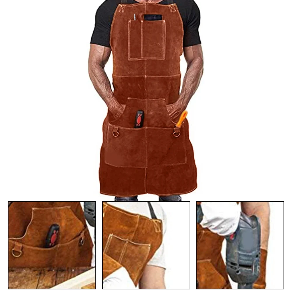 소가죽 산업용 내열성 및 내화성 앞치마, 가죽 작업 앞 - Leatherwork Apron 리뷰 및 가격